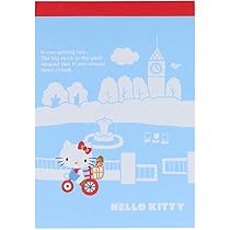 希少】ハローキティ 文具 メモ帳 ノート イギリス国旗デザイン